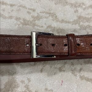 Torino- Genuine lizard belt- men’s 36- like new!